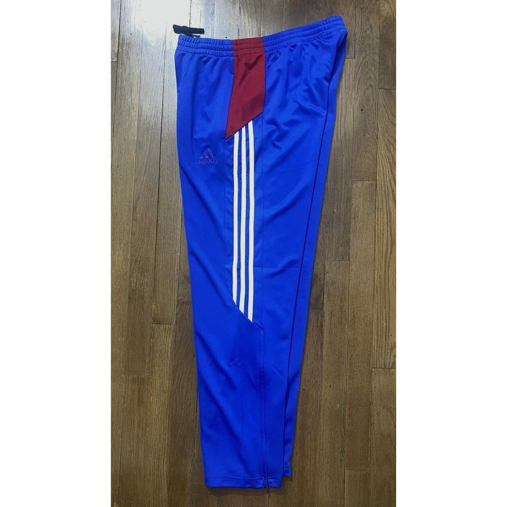 Adidas Climacool Tiro Track Pants Mens Large Blue Soccer Training Drawstring